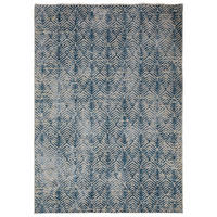 WEBTEPPICH  Wohnzimmer 200/300 cm Lua Abstract Blau rechteckig  - Blau, Basics, Kunststoff/Textil (200/300cm) - Flair Rugs