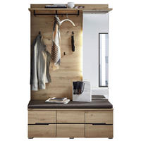 GARDEROBE 2-teilig  in 120/196/37 cm  - Graphitfarben/Eiche Artisan, Design, Holzwerkstoff (120/196/37cm) - Voleo