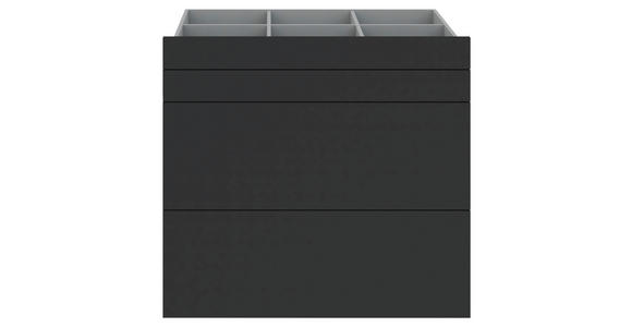 SCHUBLADENSET 90,9/82/46,8 cm Anthrazit - Anthrazit, KONVENTIONELL, Holzwerkstoff (90,9/82/46,8cm) - Hom`in
