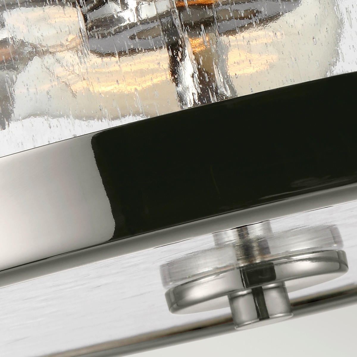 TAKLAMPA Elstead Harrow 38.1/25.7 cm  - nickelfärgad, Basics, metall (38.1/25.7cm) - Elstead Lighting