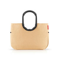 EINKAUFSTASCHE - Beige/Schwarz, Basics, Textil (46/34,5/25cm) - Reisenthel