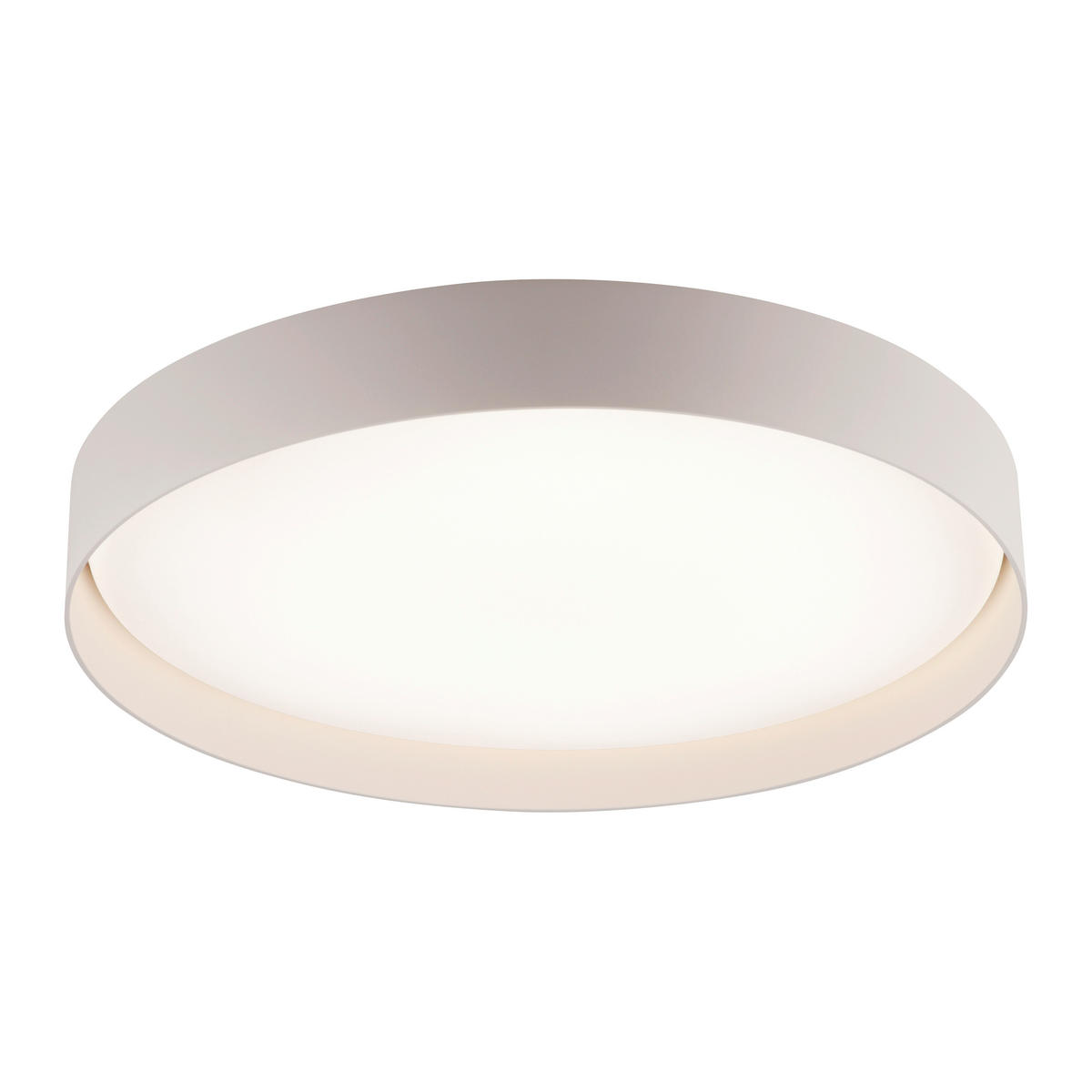 LED-DECKENLEUCHTE Tavoli 49/49/7.3 cm   - Sandfarben, KONVENTIONELL, Kunststoff/Metall (49/49/7.3cm) - Schöner Wohnen