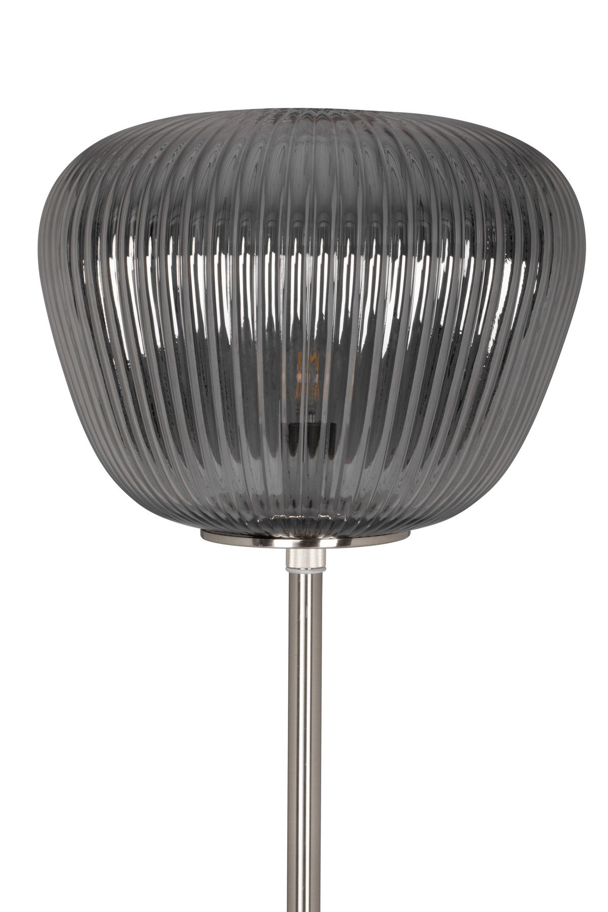 STOJACÍ LAMPA, 35/168 cm  - barvy chromu/barvy niklu, Lifestyle, kov/sklo (35/168cm) - Dieter Knoll