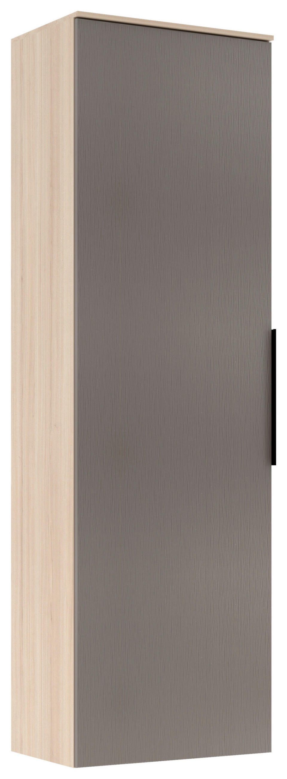 SKŘÍŇ NA ODĚV, barvy dubu, 55/180/37 cm - černá/barvy dubu, Design, kov/kompozitní dřevo (55/180/37cm) - Voleo