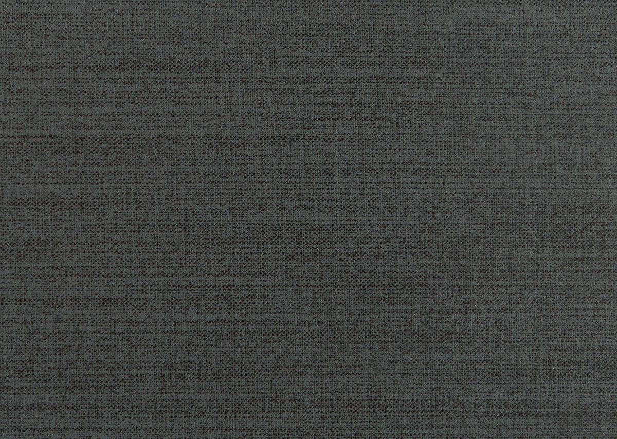 BIGSOFA  in Flachgewebe, Leinenoptik Anthrazit  - Anthrazit/Schwarz, Design, Textil/Metall (262/66/113cm) - Belluti