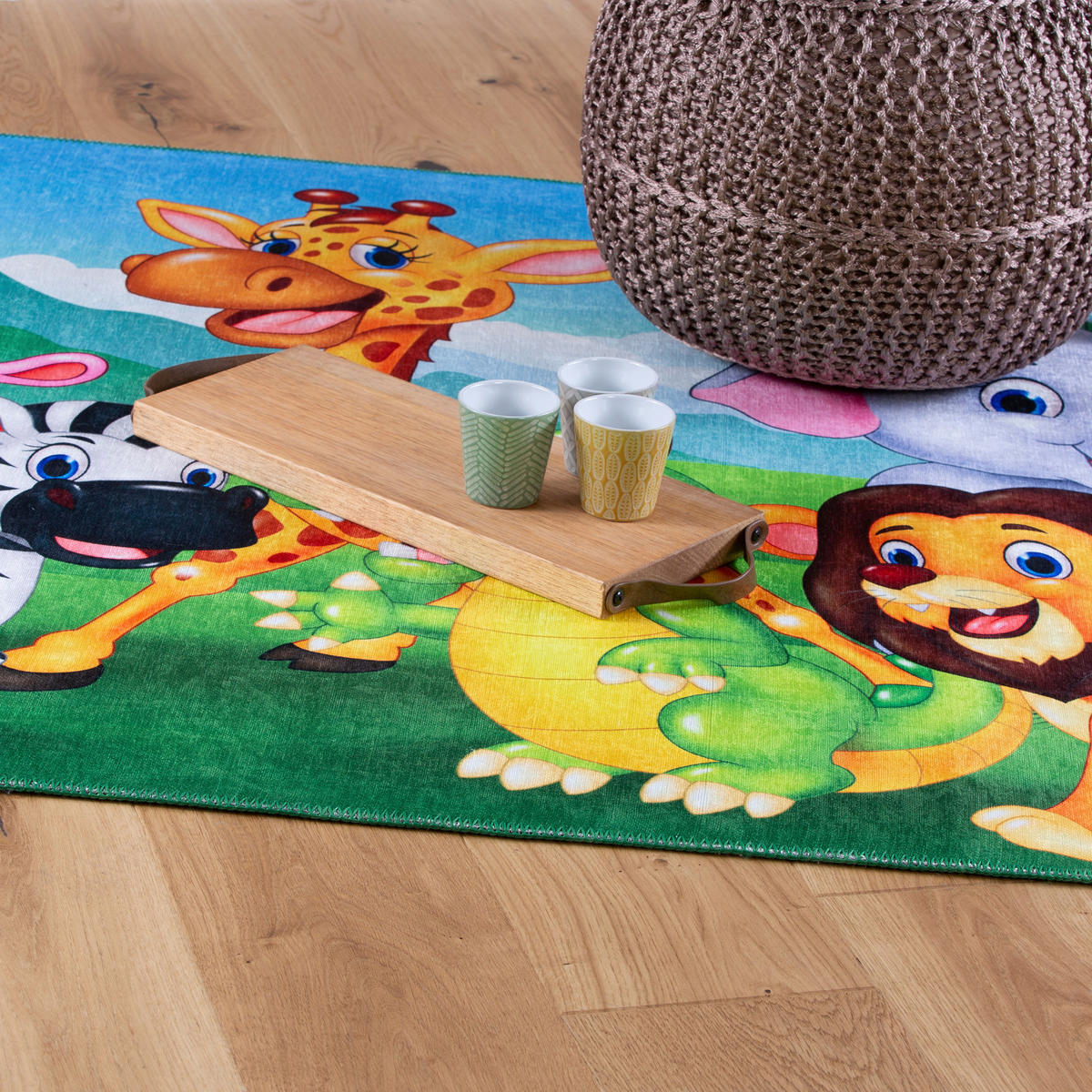 KINDERTEPPICH 160/230 cm  - Grün, Design, Textil (160/230cm) - Obsession