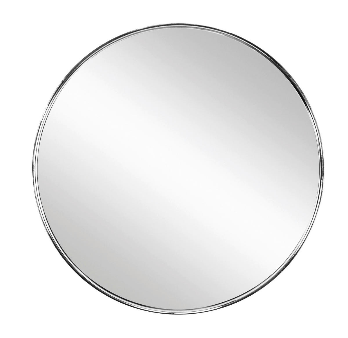 SCHMINKSPIEGEL  - Silberfarben, Basics, Glas (12/12/0,5cm) - Kleine Wolke