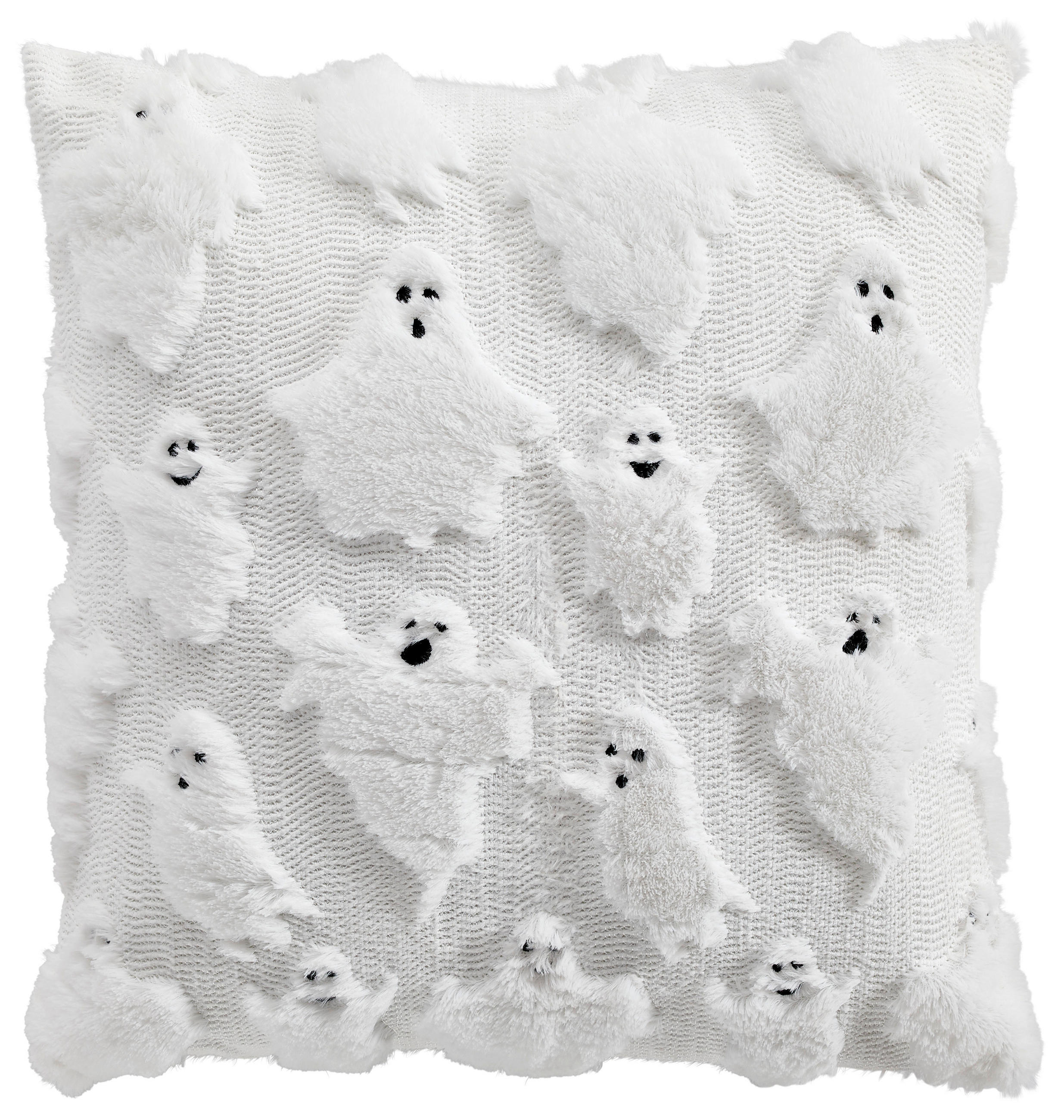 KISSENBEZUG GHOST 45/45 cm  - Weiß, Design, Textil (45/45cm) - Esposa