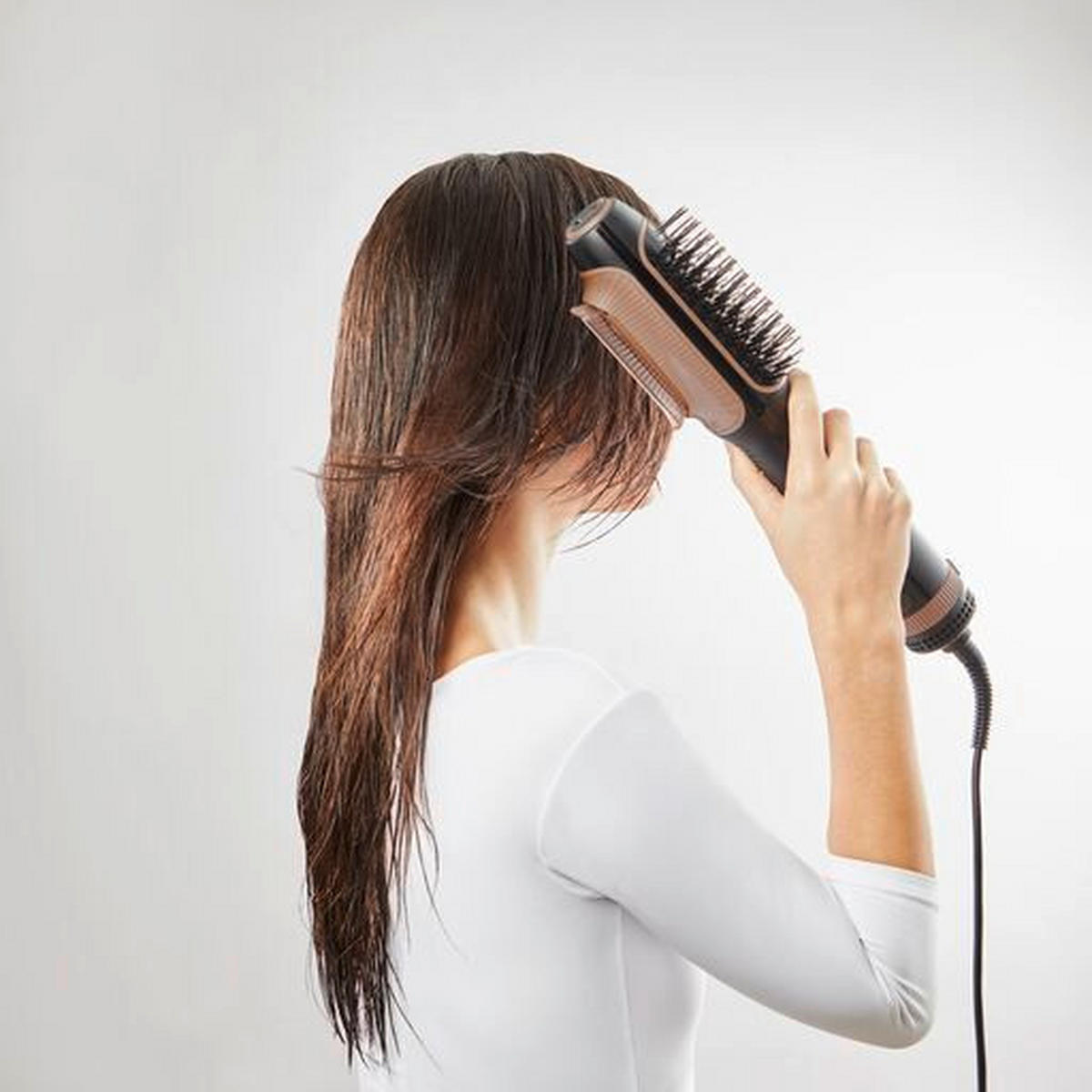 hajformázó, meleglevegős, - fekete, Basics, műanyag (9.54cm) - Rowenta