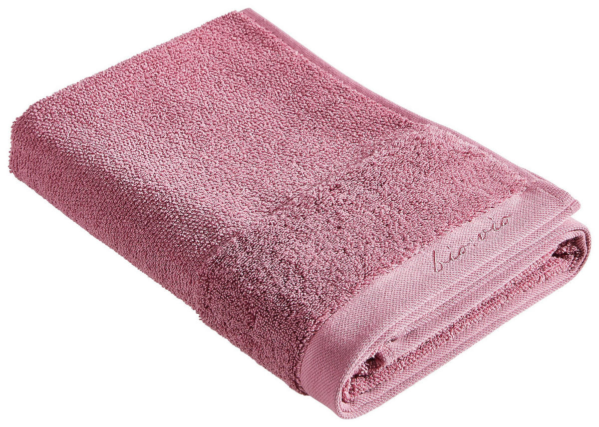 TÖRÖLKÖZŐ 70/140 cm sötét rózsaszín, mauve  - sötét rózsaszín/mauve, Natur, textil (70/140cm) - Bio:Vio