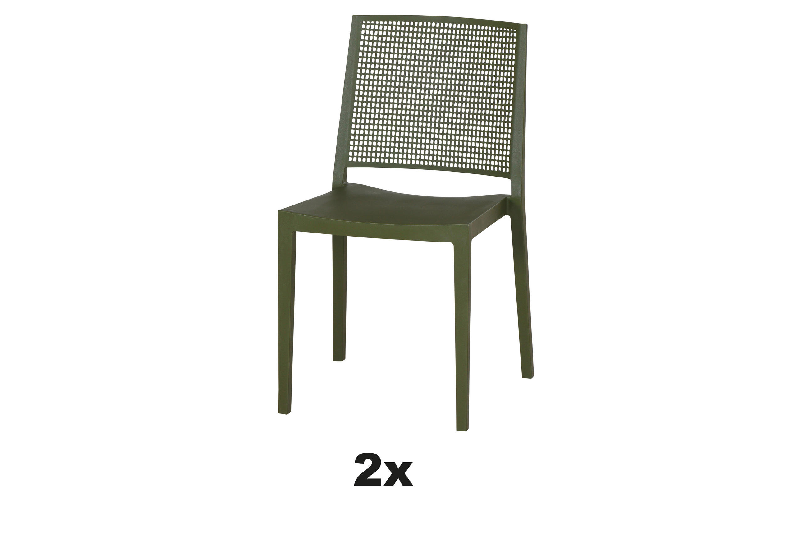 STAPELSTUHL in Kunststoff Grün  - Grün, Basics, Kunststoff (46/80/56cm) - Siena Garden