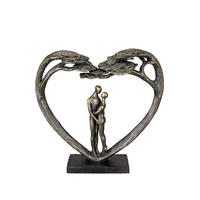 SKULPTUR - Bronzefarben, LIFESTYLE, Kunststoff (32/31,5/8cm)