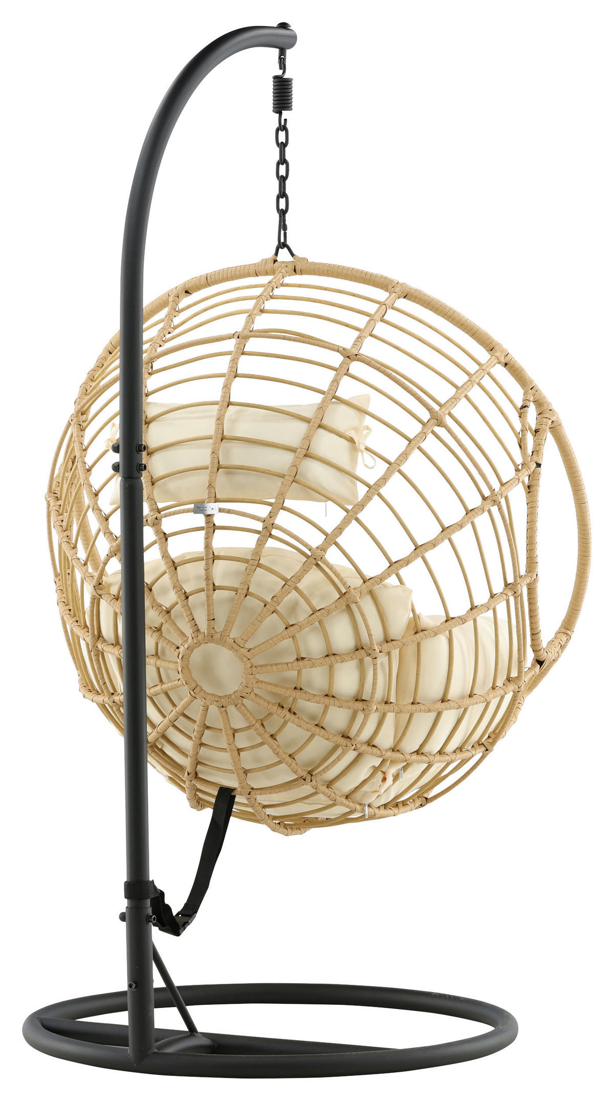 HÄNGESESSEL 105/186/160 cm  - KONVENTIONELL, Holz (105/186/160cm) - Gardenson