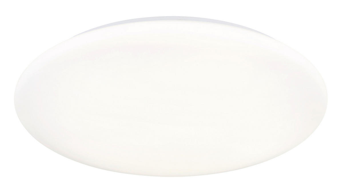 LED-DECKENLEUCHTE Donte 40/8,5 cm  - Opal/Weiß, Design, Kunststoff/Metall (40/8,5cm) - Globo