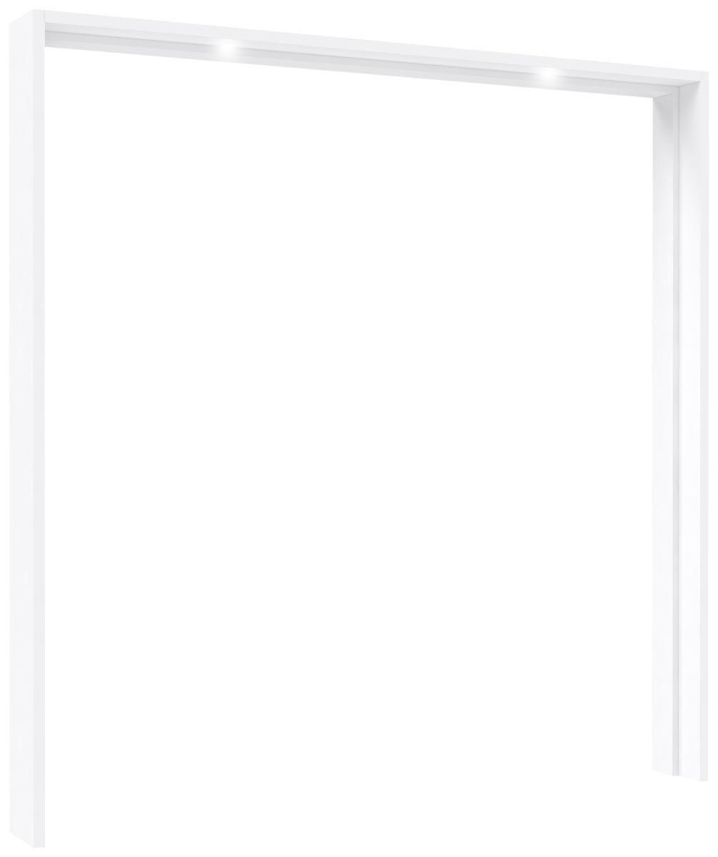 RAMĂ PENTRU DULAP in alb, alb lucios intens  - alb/alb lucios intens, Design, material pe bază de lemn (210,9/215,1/23,8cm) - Carryhome