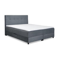 BOX KREVET 160/200 cm     siva  - siva/crna, Moderno, drvni materijal (160/200cm) - Ti'me