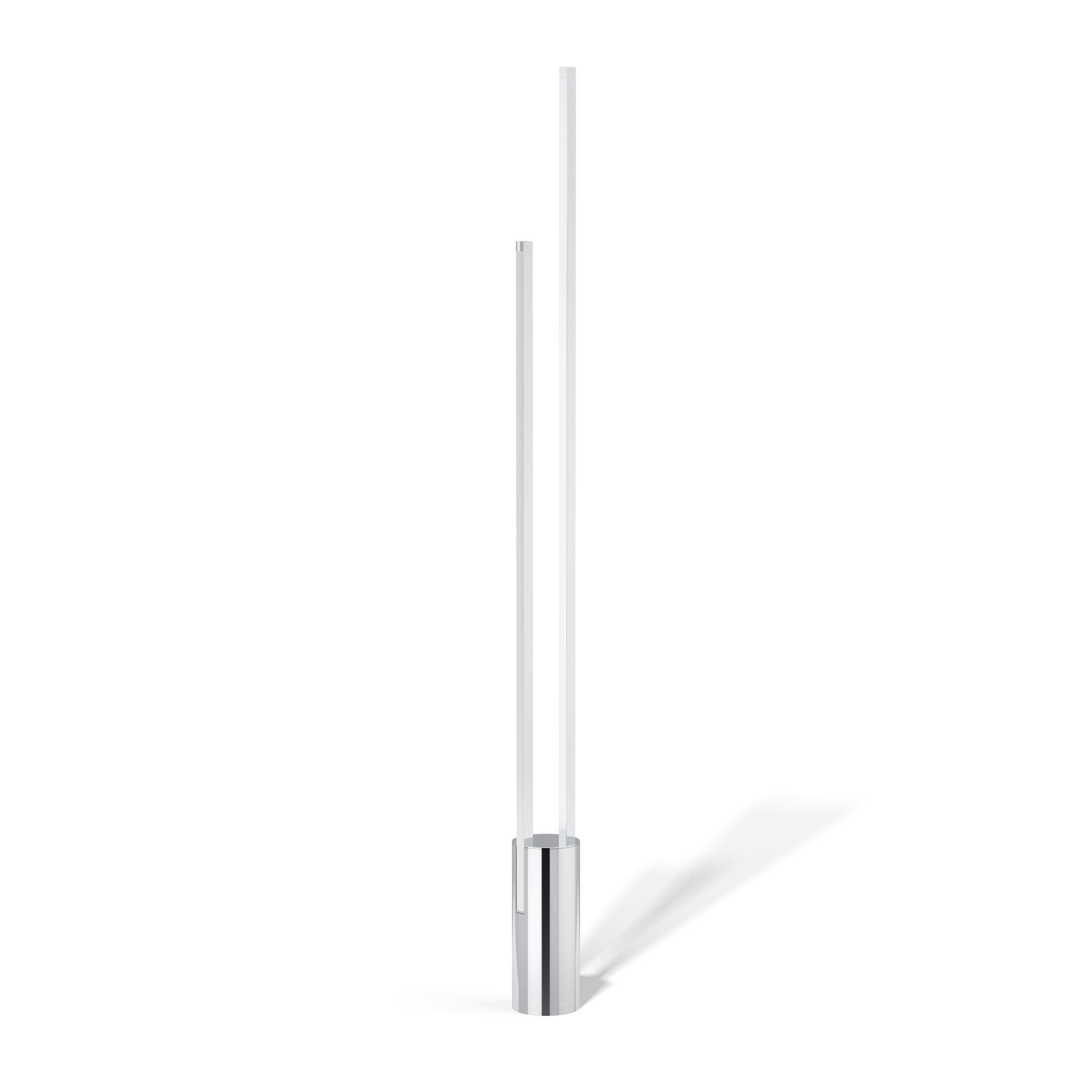 STOJACÍ LED SVÍTIDLO, 10/137,50 cm - bílá/barvy chromu, Design, kov/plast (10/137,50cm) - Joop!