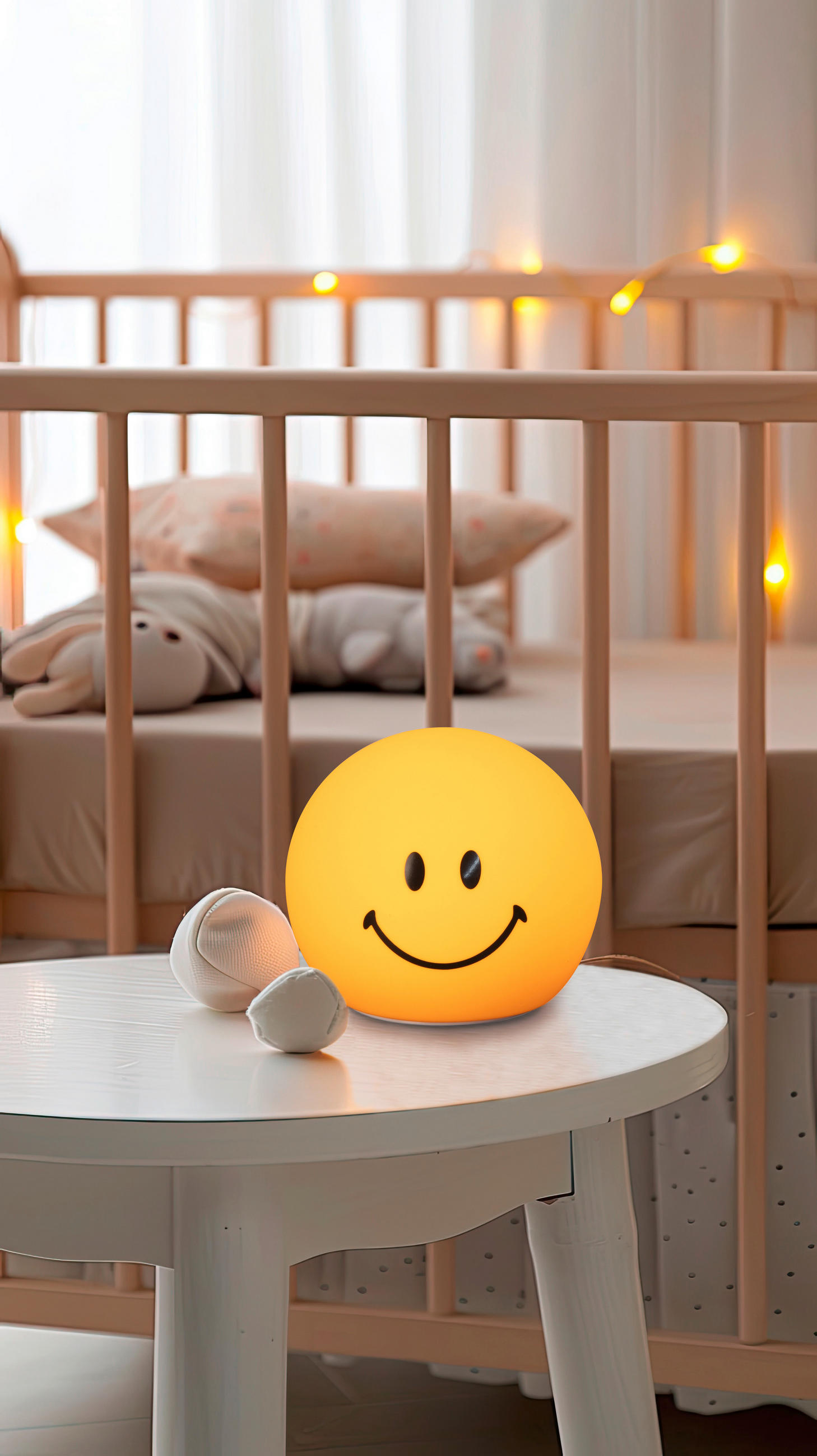 KINDER-NACHTLICHT GlowMoji 12/12/13 cm   - Gelb, Trend, Kunststoff (12/12/13cm)