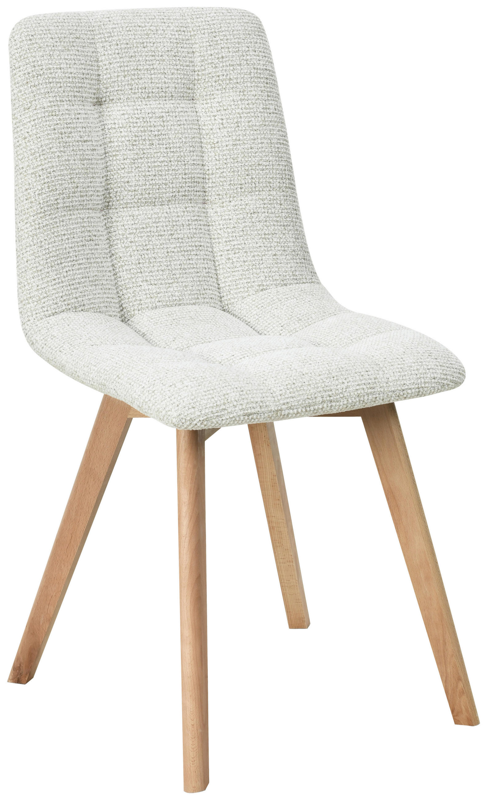 STUHL  Stoffauswahl Leinenoptik  - Beige/Naturfarben, Design, Holz/Textil (45/89/53cm) - Carryhome
