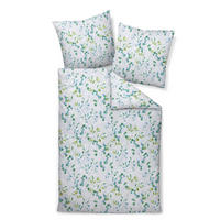POSTELJINA 135/200 cm  MOMENTS  - tirkizna/zelena, Konvencionalno, tekstil (135/200cm) - Janine