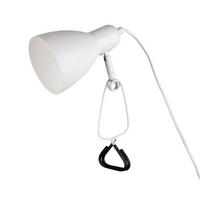 KLEMMLEUCHTE 17/10,5/28 cm  - Weiß, KONVENTIONELL (17/10,5/28cm) - Näve
