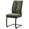 SCHWINGSTUHL  Stoffauswahl Cord  - Schwarz/Grün, Design, Textil/Metall (44/99/62cm) - Carryhome