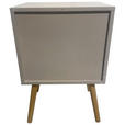 NACHTSCHRANK 40/60/30 cm Kiefer massiv  - Kaschmir/Naturfarben, Design, Holz/Holzwerkstoff (40/60/30cm) - Xora