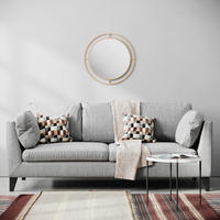 WANDSPIEGEL 57/57/2 cm  - Goldfarben, Design, Metall (57/57/2cm) - Livetastic