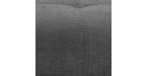 BIGSOFA Chenille Dunkelgrau - Dunkelgrau/Dunkelbraun, KONVENTIONELL, Kunststoff/Textil (250/100/90cm) - Carryhome