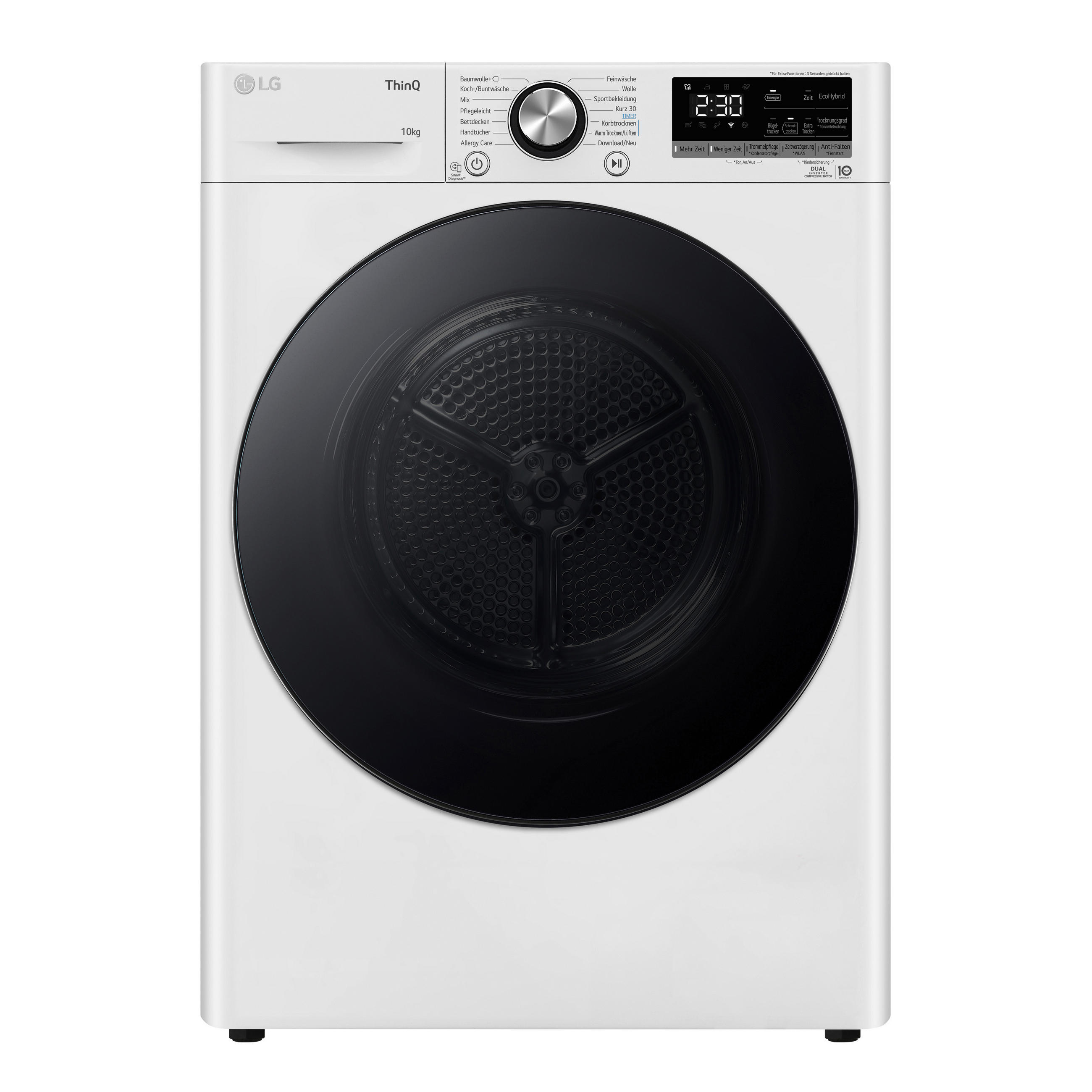 TROCKNER V9A2XT  - Weiß, Basics, Glas/Kunststoff (60/85/66cm) - LG