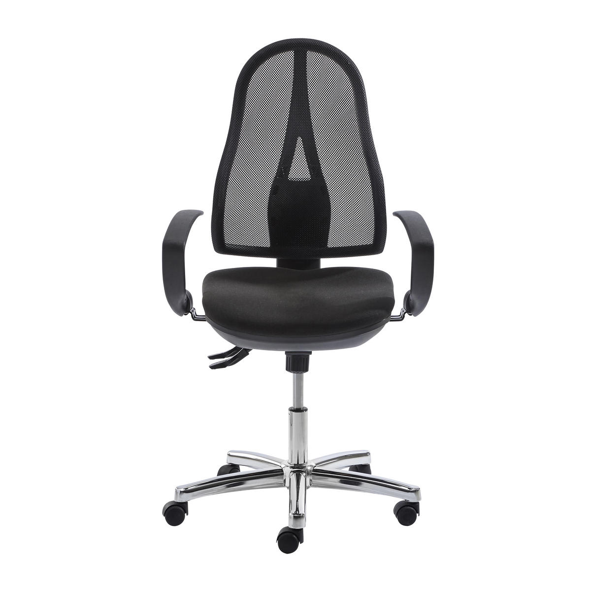 DREHSTUHL  in Netzbespannung Schwarz  - Schwarz, Design, Kunststoff/Textil (48/103-111/48cm) - Topstar