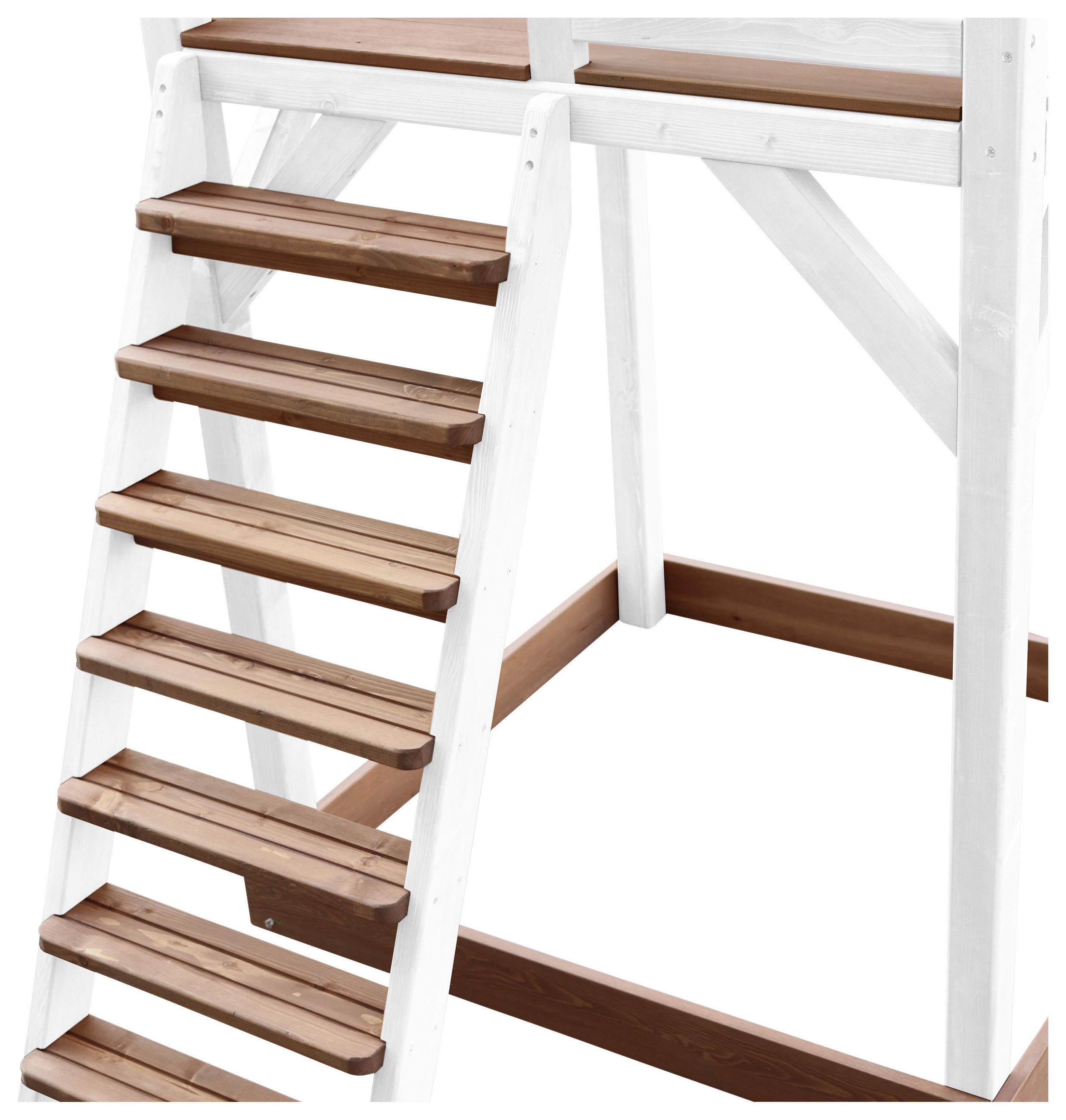 Thumbnail - Ambia Garden Spielturm, Braun, Grau, Weiß, Holz, Kunststoff, 283.6x241.9x349 cm, EN 71, CE, FSC 100%, Outdoor Spielzeug,...