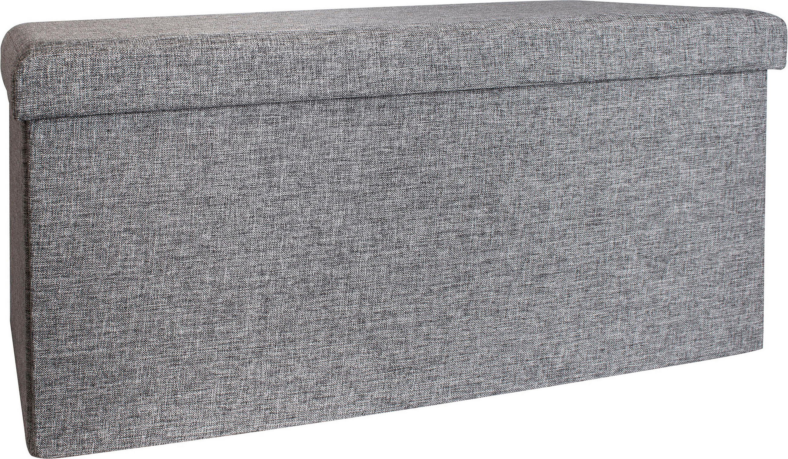 SITZBOX  - Grau, Basics, Textil (76/38/38cm) - Echtwerk