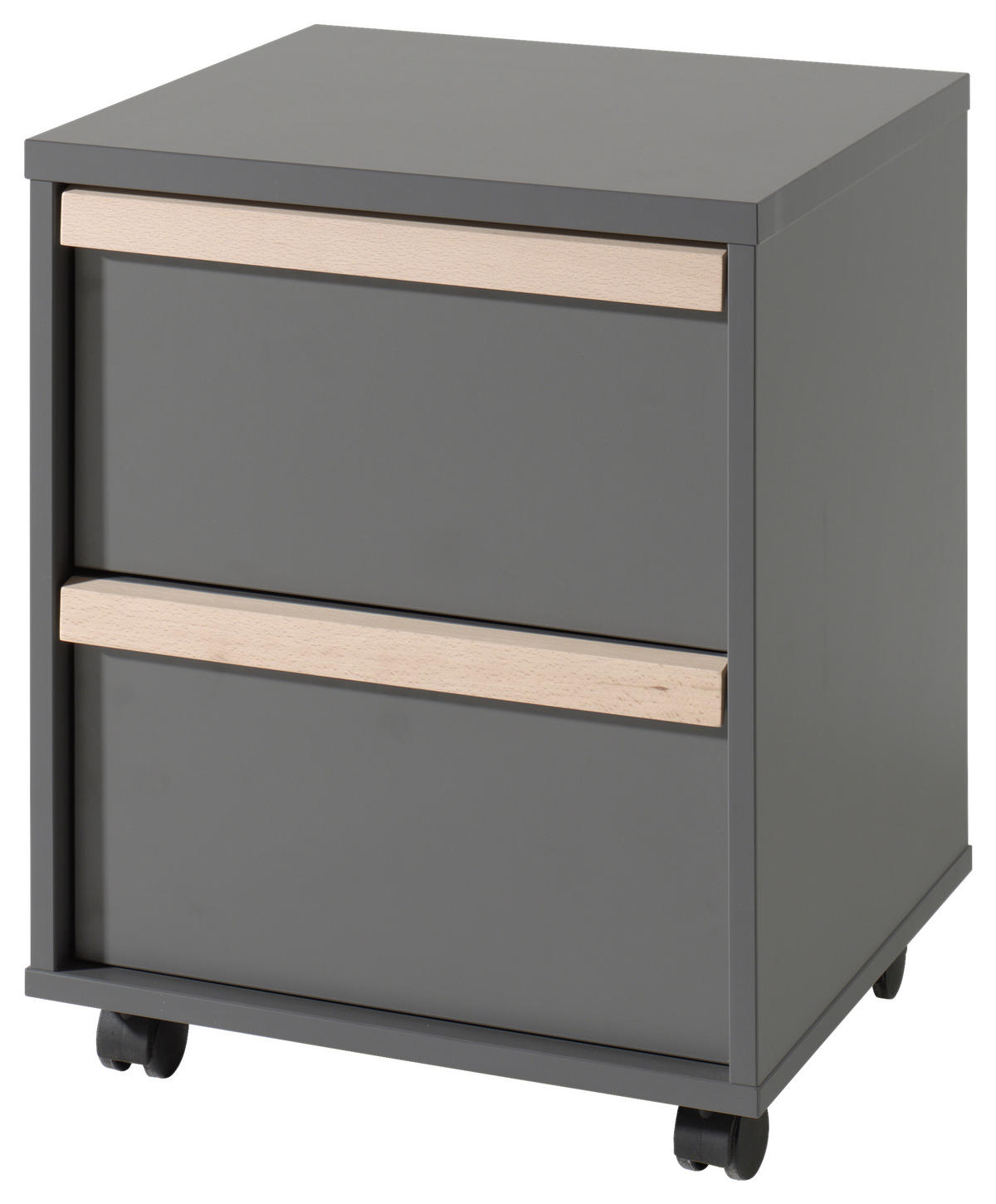 ROLLCONTAINER Anthrazit  - Anthrazit/Buchefarben, MODERN, Holz/Holzwerkstoff (48,1/60/44cm) - MID.YOU