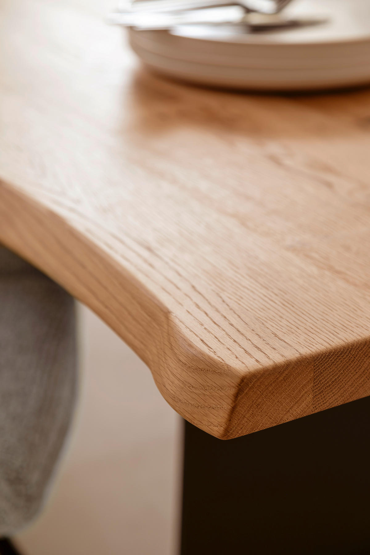ESSTISCH in Holz, Metall 250/110/75 cm  - Eichefarben/Anthrazit, Design, Holz/Metall (250/110/75cm) - Schöner Wohnen