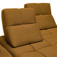 ECKSOFA in Struktur Senfgelb  233/313 cm  - Senfgelb/Schwarz, Design, Kunststoff/Textil (233/313cm) - Emilio Belluti