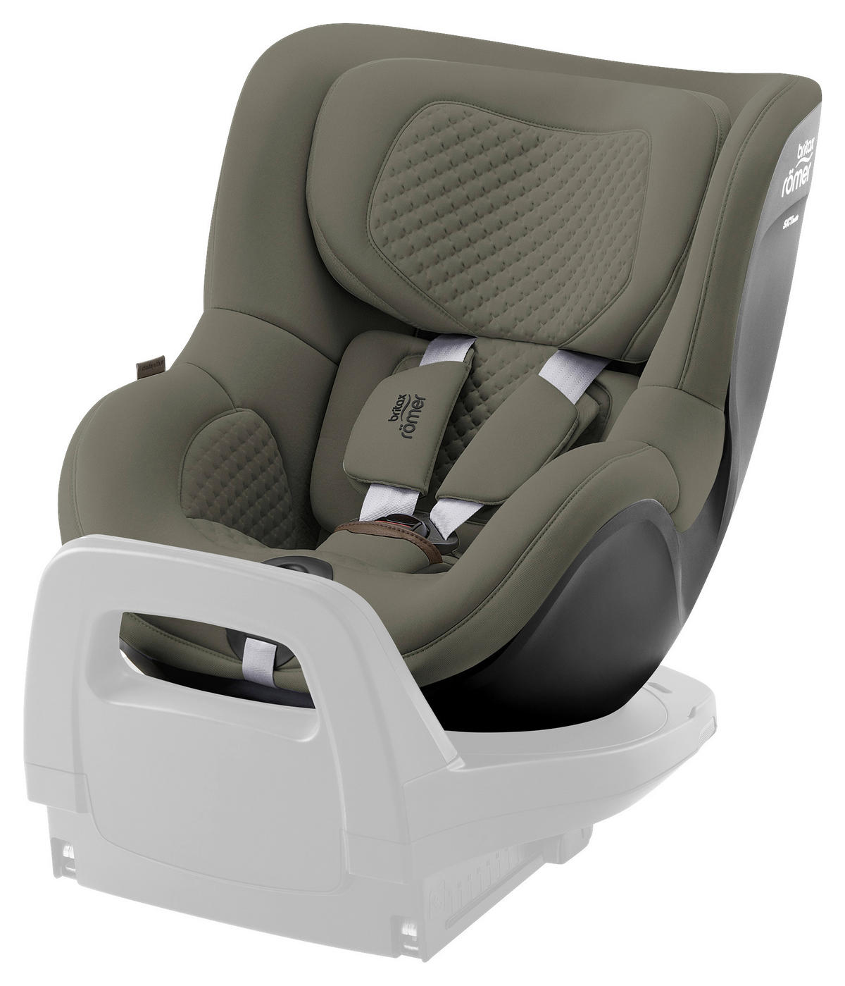 REBOARDER-KINDERSITZ Dualfix 5Z  - Olivgrün, Basics, Kunststoff/Textil (44/48/74cm) - Britax Römer