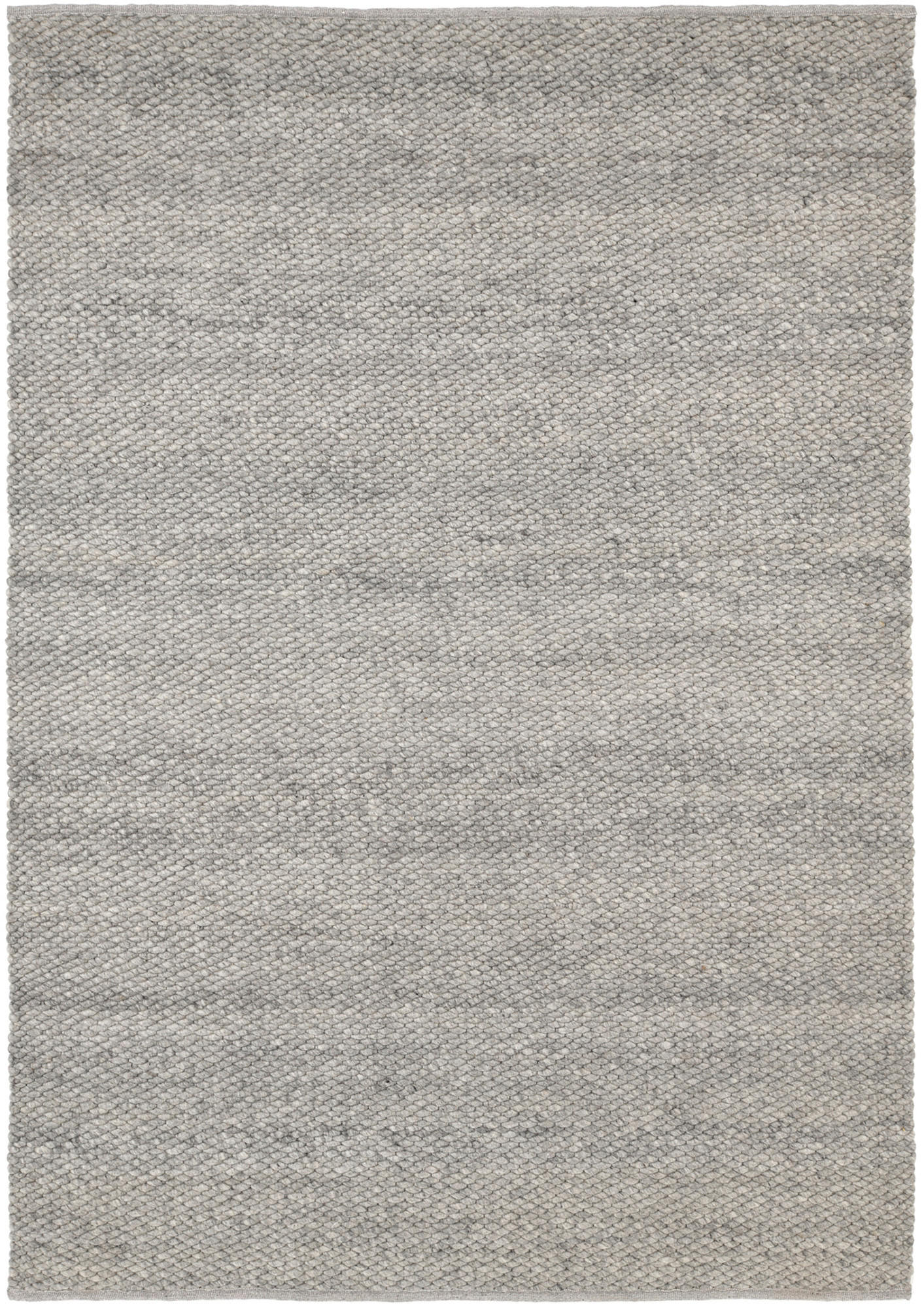 HANDWEBTEPPICH 240/340 cm Grau rechteckig  - Grau, Basics, Textil (240/340cm) - Linea Natura