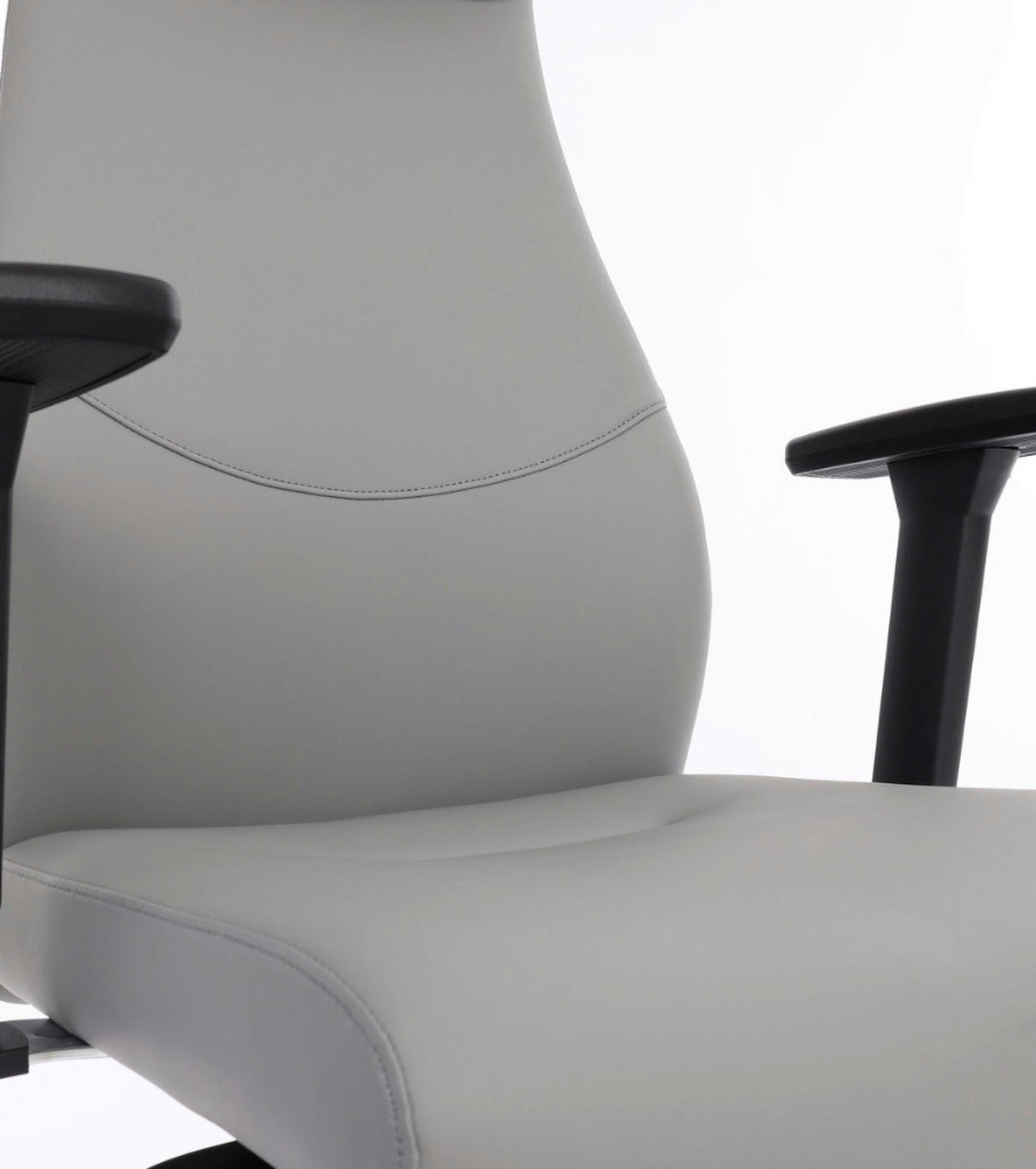 UREDSKI STOLAC    - tamno siva, Moderno, metal/plastika (60/120/55cm)