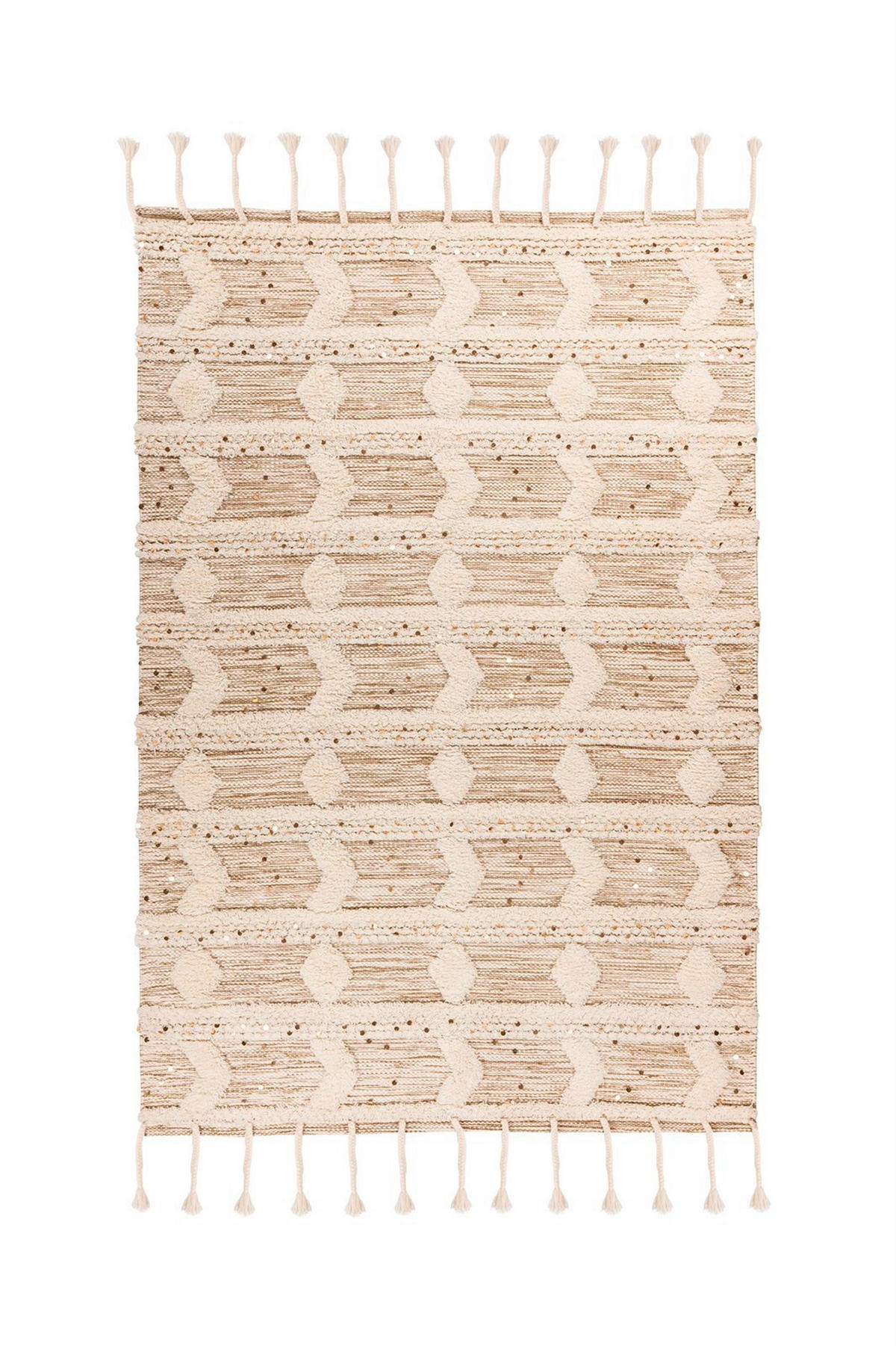 TEPPICH 120/180 cm Bohist 425 Creme / Khaki Multicolor  - Multicolor, KONVENTIONELL, Textil (120/180cm)