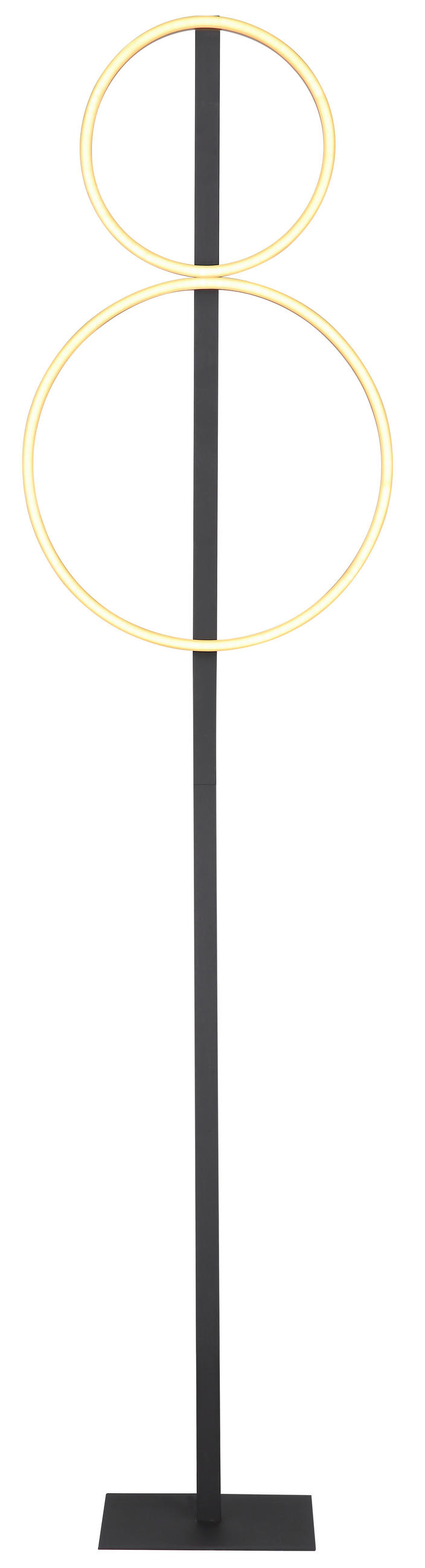 LED SVJETILJKA PODNA LUFFY  - bijela/zlatne boje, Design, metal/plastika (39/17/160cm) - Globo