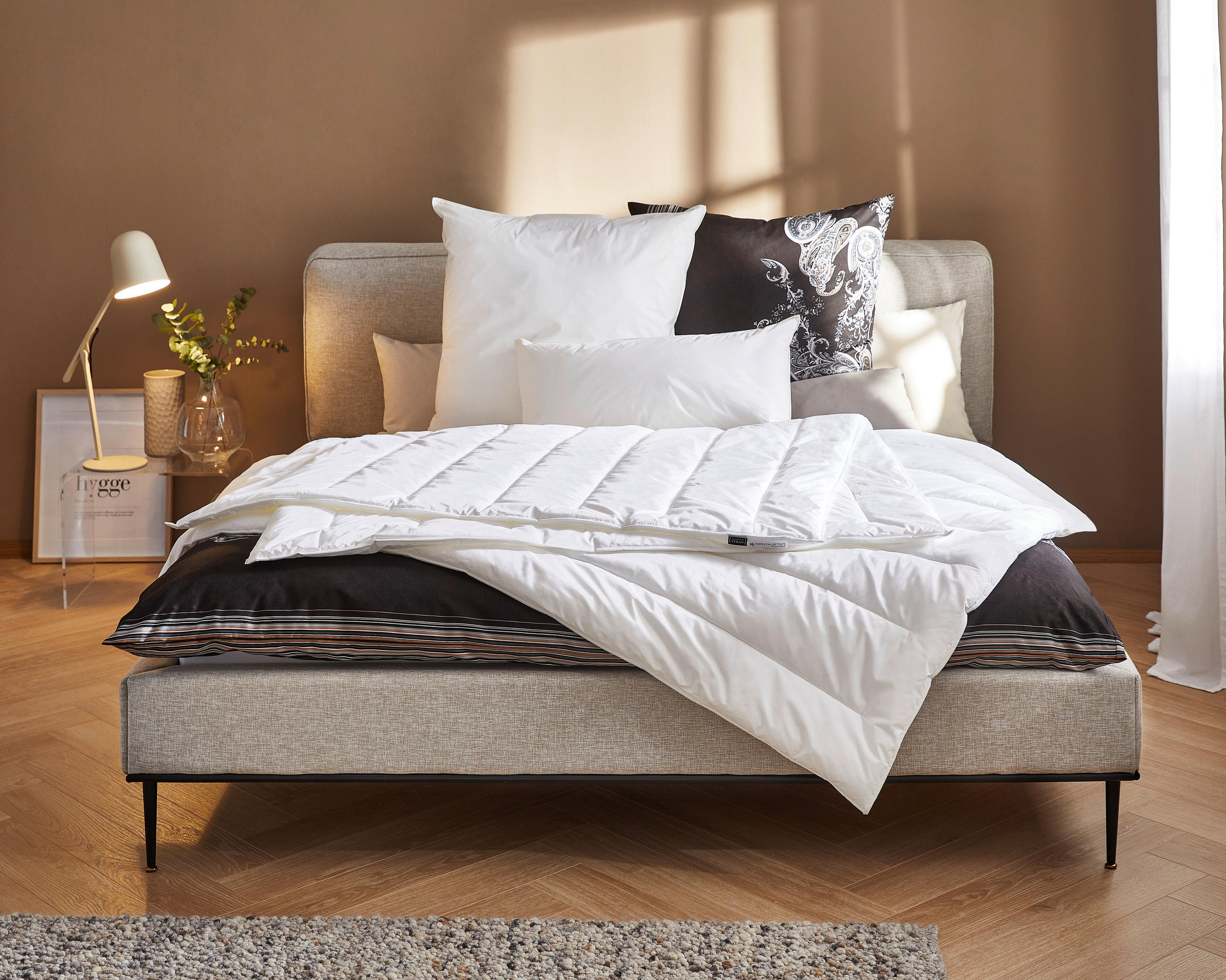 SOMMERDECKE  Vegan Dream  135/200 cm   - Weiß, KONVENTIONELL, Textil (135/200cm) - Centa-Star