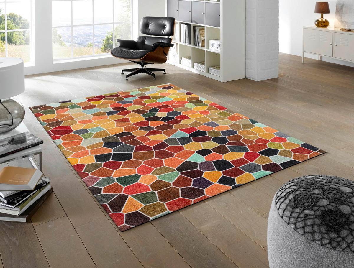 COVOR CU ȚESĂTURĂ PLATĂ Splendour  - multicolor, Konventionell, plastic/textil (170/240cm) - wash+dry