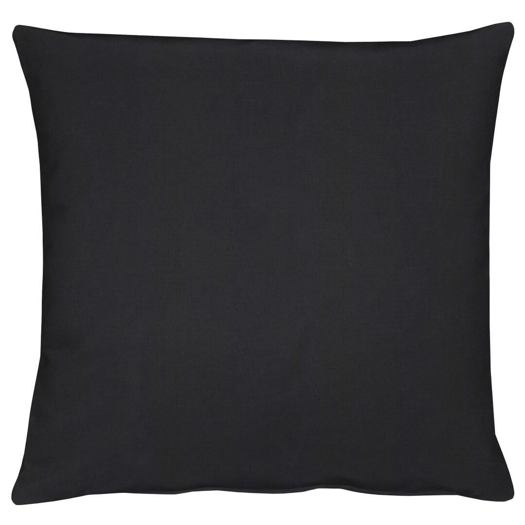 KISSENHÜLLE 48/48 cm  - Schwarz, Basics, Textil (48/48cm) - Apelt