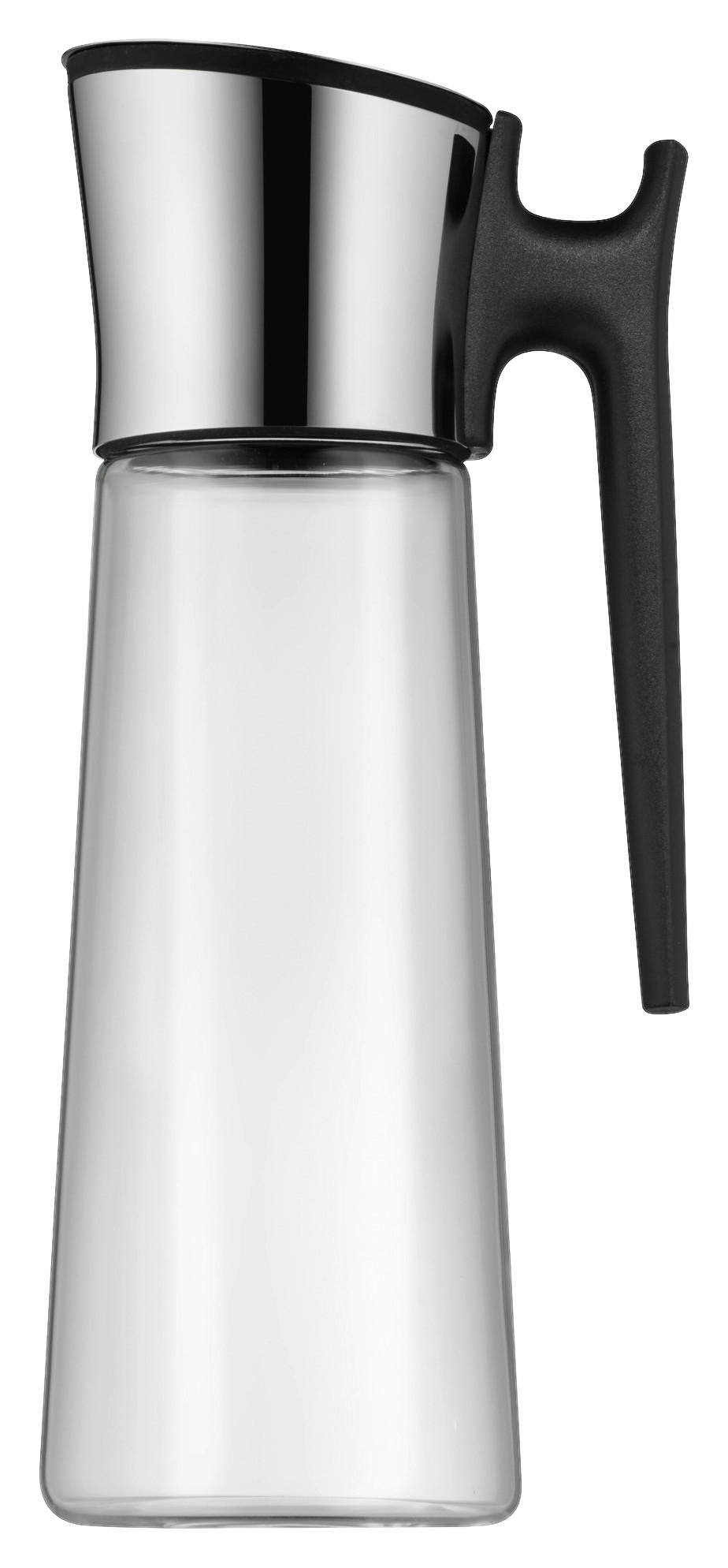WASSERKARAFFE 1,5 l - Schwarz, Konventionell, Glas/Kunststoff (15/31cm) - WMF