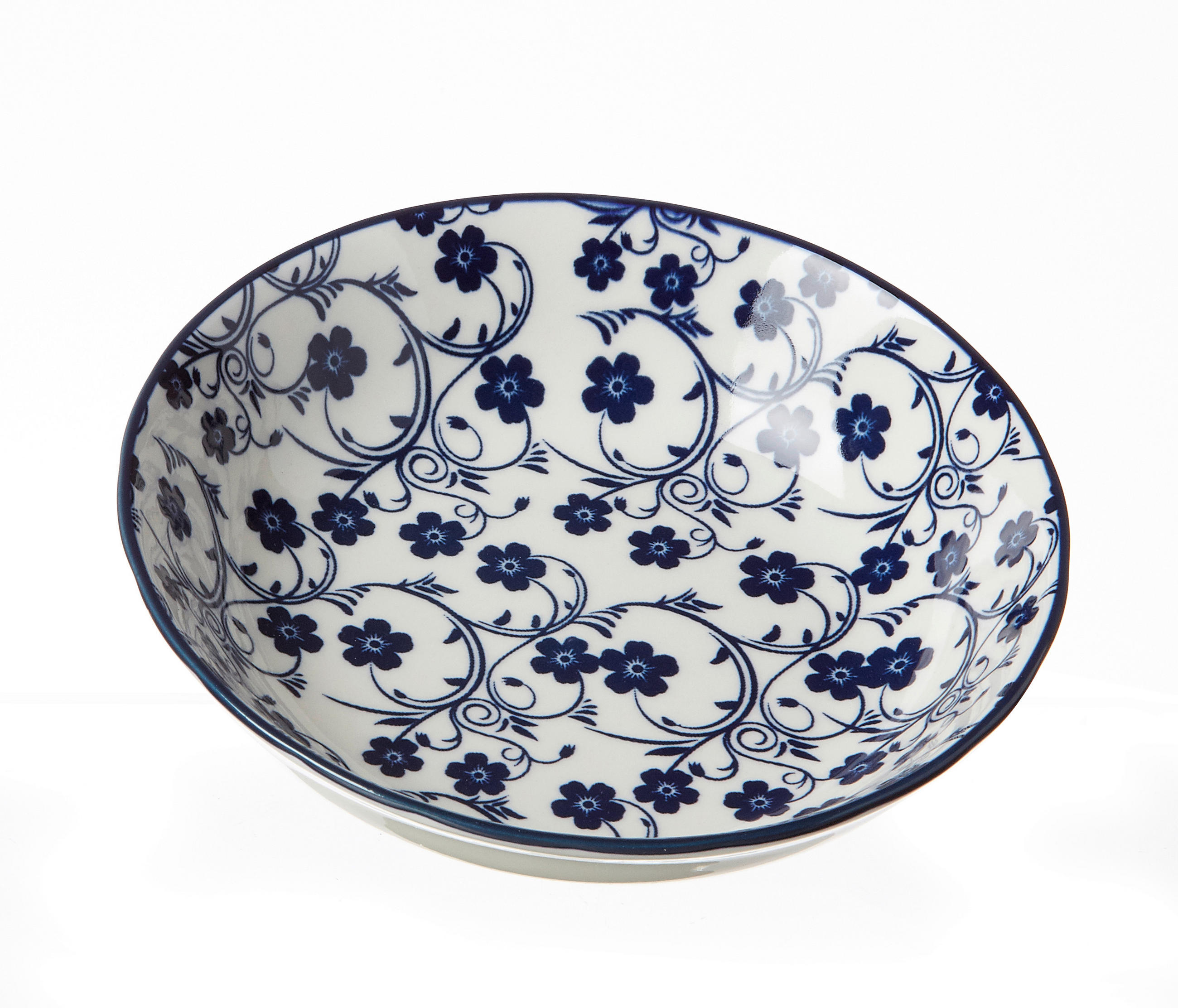 FARFURIE PENTRU DESERT 14 cm  - albastru, Basics, ceramică (14cm)