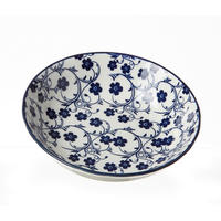 FARFURIE PENTRU DESERT 14 cm  - albastru, Basics, ceramică (14cm)