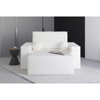 XXL-SESSEL - Schwarz/Weiß, Design, Kunststoff/Textil (146/85/162cm) - MID.YOU