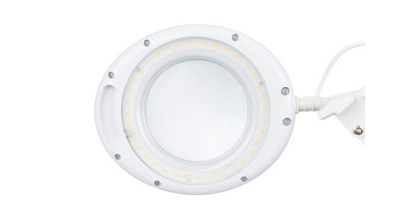 SCHREIBTISCHLEUCHTE Zaniah 60/15,8/33 cm  - Weiß, Basics, Kunststoff/Metall (60/15,8/33cm) - Novel