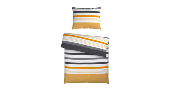 BETTWÄSCHE Renforcé 140/200 cm  - Gelb, Basics, Textil (140/200cm) - Novel